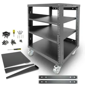 RK12U AXA AXCESSABLES Frame Network Rack Caster Wheels Shelv