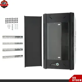 BER661275 BERLIII Network Server Cabinet Rack Wall Mount Door