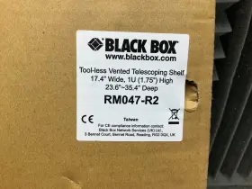 822088069966 BLACK BOX Telescopin Vented Server Shelf