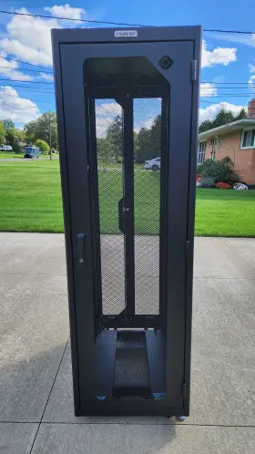 RM2420A BLACK BOX Network Server Cabinet Mesh Door #2