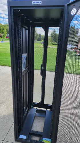 RM2420A BLACK BOX Network Server Cabinet Mesh Door #3