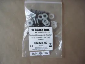RM428-R2 BLACK BOX Network Rack Mount Screws Washers Panhead