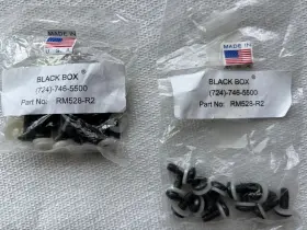 RM528-R2 BLACK BOX Panhead Screws Thread Washers