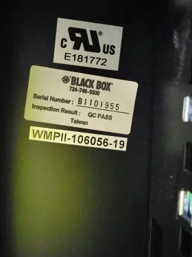 WMPII-106056-19 BLACK BOX Wall Mount Server Rack Cabinet #3