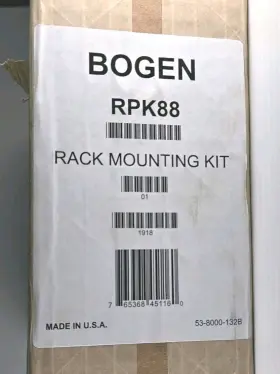 RPK88 BOGEN Rack Mount Mounting Plate Pcm Charity Kit