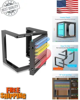 445026741781 SERVER Rack Wall Mount Swing Network