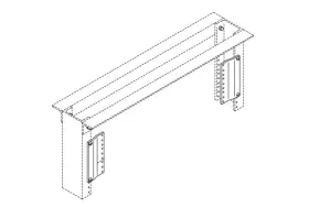 31420-700 CHATSWORTH Rack Panel Adapter Rmu