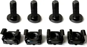 313112864829 SERVER Screws Cage Nuts Shelf Cabinets Rack #3