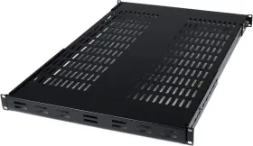 Adjshelf COM Vented Server Rack Mount Shelf Adj