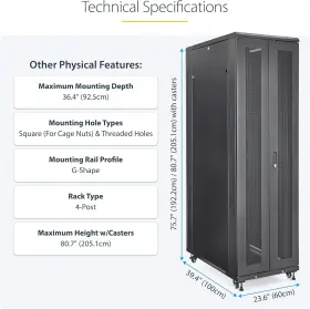 RK4236BKB COM Server Rack Cabinet Data