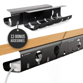 850054661173 COREMINDED Drill Desk Cable Management Tray Wire