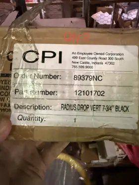 12101702 CPI Radius Bracket