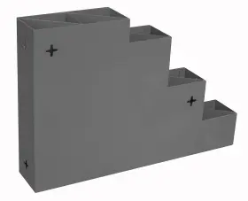 298-95 CABLE Wall Mountable Tie Rack