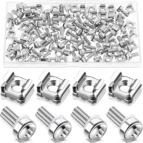445007458448 DUNZY Rack Mount Cage Nuts Screws Washers Serve