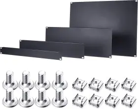 445052593569 DUNZY Blank Panel Rack Mount Filler Spacer Kit