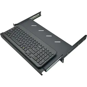 KBT-1U-270D ELECTRIDUCT Rackmount Sliding Vented Keyboard