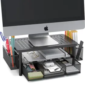 1488-X2 EVOOMI Flowmax Ergonomic Desk Organizer Monitor Stand