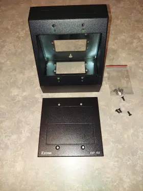 AAP-102 EXTRON Gang Connectivity Mounting Frame Smb Blak