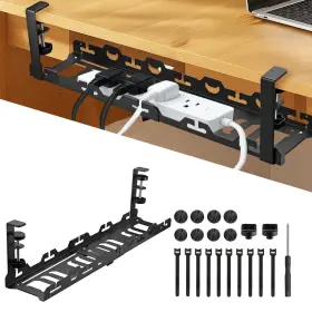 GK168 EYPINS Desk Cable Management Tray Drill