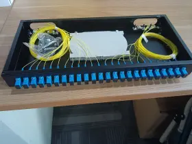 SC-24P GESD Port Rack Mount Enclosure Box Splice Trays Fiber
