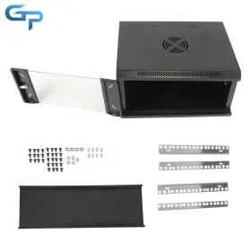 GRE220425 GREATPARTS Wall Mount Network Server Rack Glass