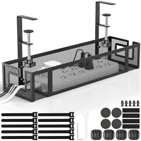 LYS-US-CTRAY01-1B-40 GZOKMOG Desk Cable Management Tray Drill