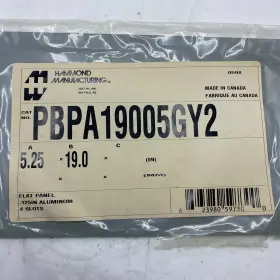 PBPA19005GY2 HAMMOND Panel Rack Steel