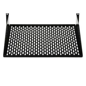 4098488 HELLERMANNTYTON Vented Cantilevered Shelf Steel Blck