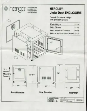 95-MECU-000 HERGO Server Rack Enclosure #2