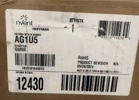 AG1U5 HOFFMAN NVENT Rack Guides Mount Box #2
