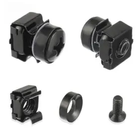RYX-M6X16 HUAREW Pack Rack Mount Screws Cage Nuts Washers