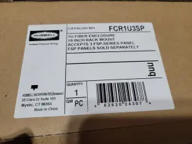 FCR1U3SPX HUBBELL Premise Wiring Fcr Fiber Optic Rack Mount