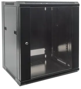 766623711715 INTELLINET Wall Mount Network Server Rack Glass #2