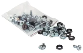 766623713658 INTELLINET Screws Cage Nuts Washers Rack Mount