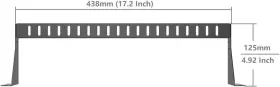 744759257048 JINGCHENGMEI Horizontal Rack Mount Cable Bar #3