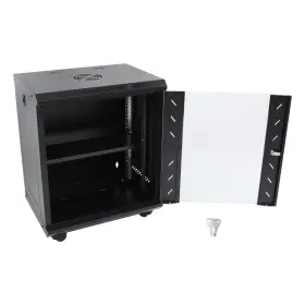 LAW264522 LABWORK Network Rack Enclosure Lockable Glass Front