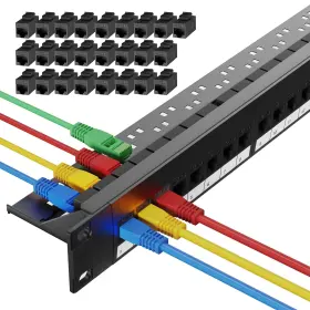 LEPP08 LEENUE Port Keystone Patch Panel Pack Couplers