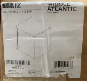 BRK12 LEGRAND GROUP Middle Atlantic Laminate Rack Frame