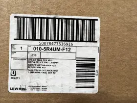 5R4UM-F12 LEVITON Fiber Optic Enclosure Rack Mount