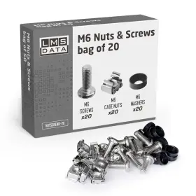 060972300107 LMS DATA Cage Nuts Screws Rack Mount Server