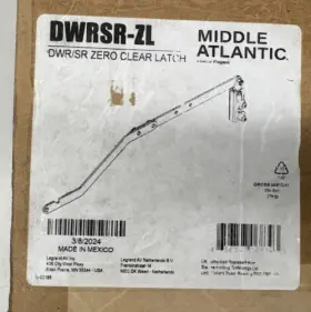 656747068393 MIDDLE ATLANTIC Dwrsrzl Latch Dwr Sr Racks