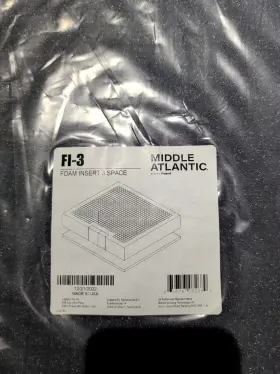 FI-3 MIDDLE ATLANTIC Customizer Foam Inserts Space Legrand #2
