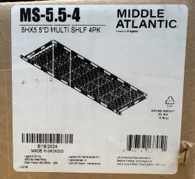 656747137051 MIDDLE ATLANTIC Device Mounting Rackshelf Pack
