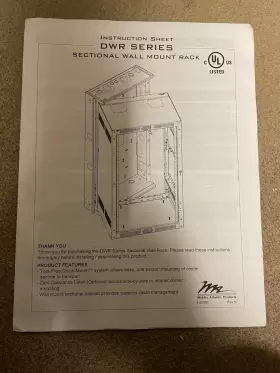 2X-36U MIDDLE ATLANTIC PRODUCTS Cabinet Rack Enclosure #3