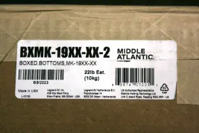 BXMK-19XX-XX-2 MIDDLE ATLANTIC PRODUCTS Boxed Bottoms Prod