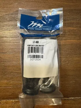 656747140389 MIDDLE ATLANTIC PRODUCTS Leveling Feet