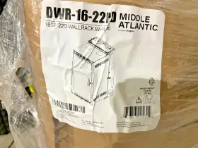 DWR-16-22PD MIDDLE ATLANTIC PRODUCTS Steel Wall Mount Rack