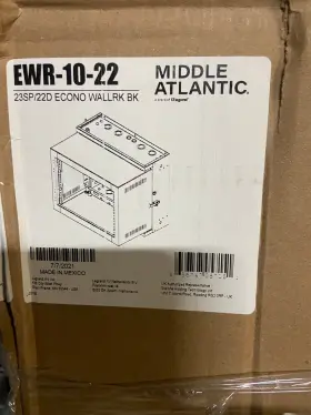 EWR-10-22 MIDDLE ATLANTIC PRODUCTS Wall Mount Rack