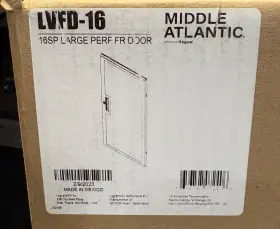 LVFD-16 MIDDLE ATLANTIC PRODUCTS Vented Front Door