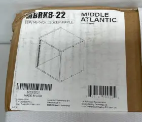 MBRK8-22 MIDDLE ATLANTIC PRODUCTS Maple Laminate Rack Spaces